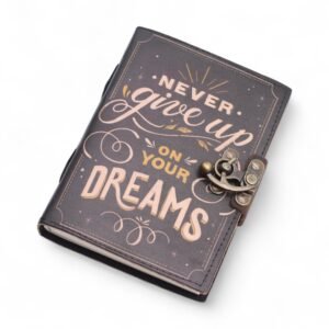 Cuaderno de Cuero "Persigue tus Sueños" - Vintage 18cm - Imagen 6