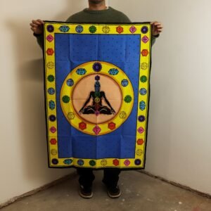 Arte de pared de algodón (70x110cm) - Chakra Vibrante - Imagen 2