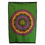Tapiz de Algodón Mandala Vibrante Multicolor (70x110 cm)