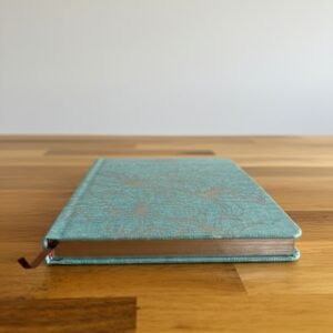 Diario de Gratitud Azul y Plata - Diseño Ojo Místico 120p - Imagen 2