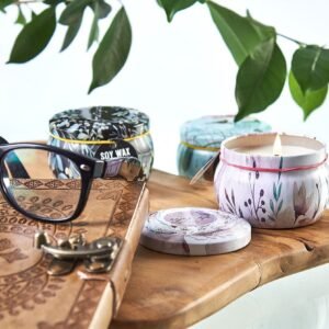 Vela artistica de Hojalata - Muñecas rusas -Muñeca azul - Imagen 14