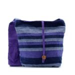 Bandolera de Algodón Nepal - Azul Marino y Violeta