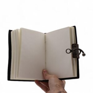 Cuaderno de Cuero Stop Doomscrolling - Diseño Grabado - Imagen 6