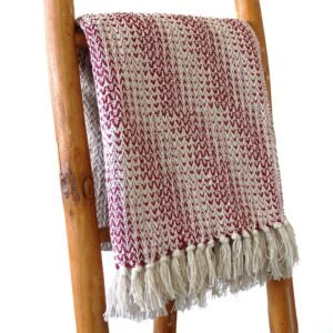Mantas boho de confort - Ruby a dos tonos