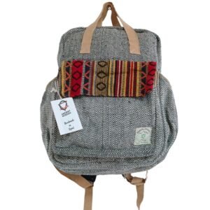 Mochila de Cáñamo Aventura Annapurna - Artesanía de Nepal - Imagen 3