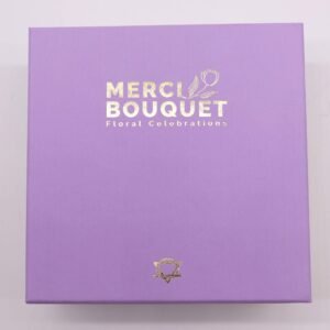 Caja Cuadrada Flores de Jabón - Baby Shower Azul Pastel - Imagen 3