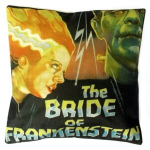 Funda de Cojín The Bride of Frankenstein - Cine de Terror - Imagen 1