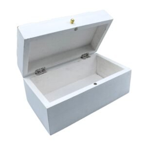 Caja Multiusos Vintage Diamantes Blancos - 22x12x10 cm - Imagen 2