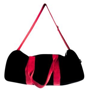 Bolsa de Deporte Negra con Asas Rosa Cereza - Imagen 2