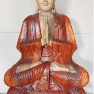 Estatua de Buda Tallada a Mano - 80cm Bienvenido - Imagen 3