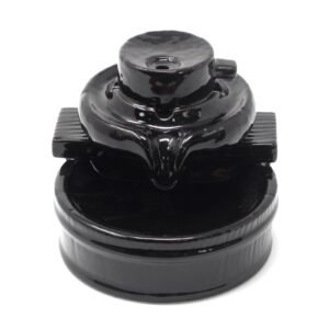 Quemador de Incienso de Flujo Inverso - Torre Zen Negra - Imagen 4