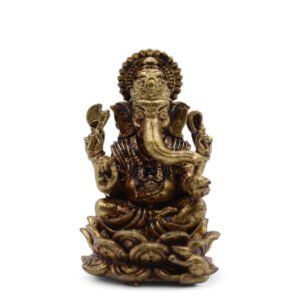 Dioses en miniatura de latón - Ganesha (12 g) - 30 mm - Imagen 3