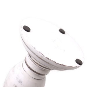 Candelabro clásico - Blanco - 23x10cm - Pequeño - Imagen 4