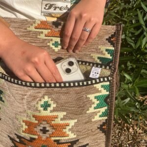 Bandolera Festival Kilim Beige - Bolso Étnico de Turquía - Imagen 3