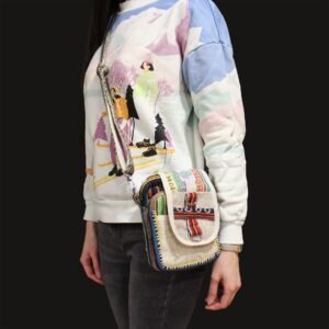 Bandolera de Cáñamo Natural y Jhari - Estilo Étnico Nepal - Imagen 10