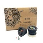 Caja de 6 Copas de Resina Banjara - 3 Reyes y Carbón