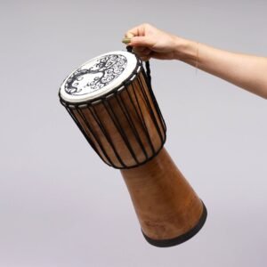 Djembe Árbol de la Vida 40cm - Madera Suar y Piel de Cabra - Imagen 5