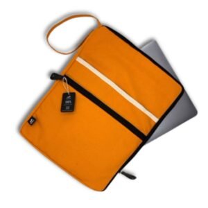 Funda Grande Lona para Portátil - Naranja 30x40 cm - Imagen 6
