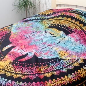 Colcha Individual de Algodón + Tapiz - Hamsa - Imagen 2