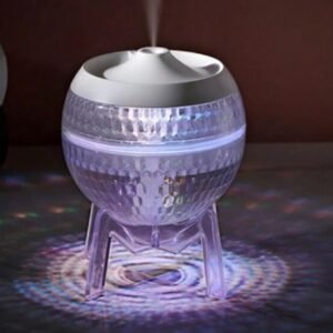 Difusor Transparente Mondo Planet con Luz LED y USB - Imagen 2