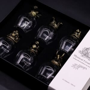 Set de regalo de 6 vasos (100 ml) - Criaturas Místicas - Bronce Antiguo