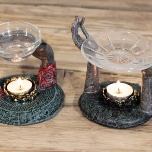 Buda antiguo - Quemador de aceite de manos que ofrece - Imagen 5