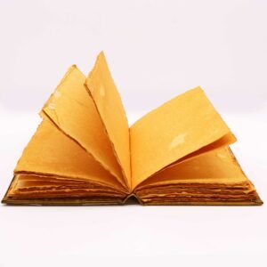 Libro Cuero Café Búhos de Zinc - Gran Formato (26x18 cm) - Imagen 4