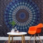 Colcha Doble Mandala Elefante Tie-Dye Multicolor - 230x200cm