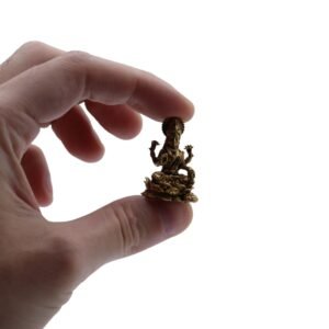 Dioses en miniatura de latón - Laxmi (11 g) - 30 mm - Imagen 8