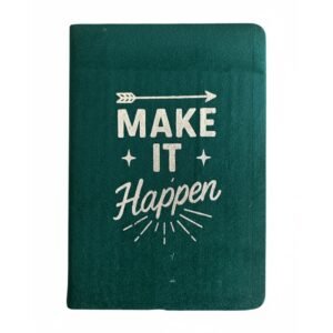 Cuaderno Terciopelo Verde "Haz que suceda" - 80 pág - Imagen 3
