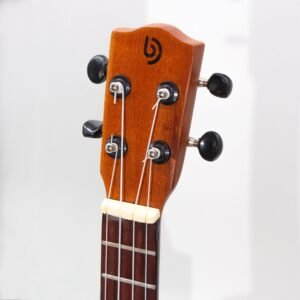 Ukelele Artesanal Sunburst Naranja - 4 Cuerdas (57 cm) - Imagen 4