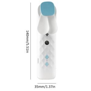 Ventilador y Pulverizador Facial Portátil Blanco - USB - Imagen 8