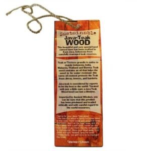 Tabla de cortar de teca - 50cm - Imagen 3