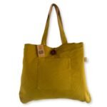 Bolsa Tote Reversible de Algodón Pistacho - Grande (49x40)