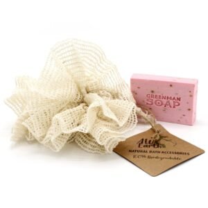 Esponja Scrunchy de Rami Natural - Exfoliante 55g - Imagen 2