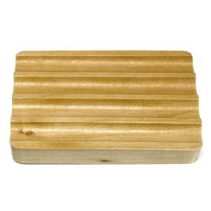 Jabonera de Madera Hemu Acanalada - Drenaje Natural - Imagen 4