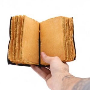 Cuaderno Cuero Negro "Historias que me cuento" - Mini (5 x 3.5 pulgadas) - Imagen 6