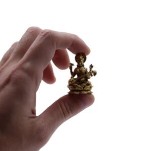 Figura de Latón Diosa Saraswati - Miniatura de 34mm - Imagen 2