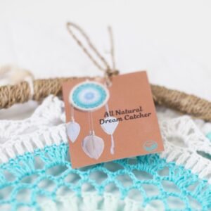 Atrapasueños Corazón de Macramé Multicolor - 35x19 cm - Imagen 3