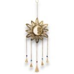 Campanas de Viento Sol y Luna con Espejo e Hierro (65 cm)