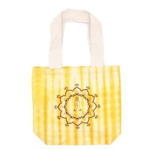Bolsa Tote Tie Dye Namaste Hands - Algodón 170g Amarillo - Imagen 2