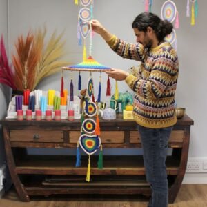 Atrapasueños Dramático Grande - Vivid Rainbow - Imagen 5