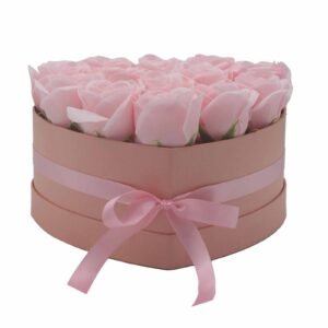 Caja Corazón con 13 Rosas de Jabón Rosas | Regalo Premium - Imagen 8