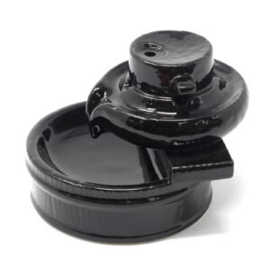 Quemador de Incienso de Flujo Inverso - Torre Zen Negra - Imagen 3