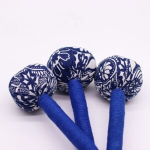 Martillo Masajeador de Ajenjo y Bambú - Azul Tradicional - Imagen 4