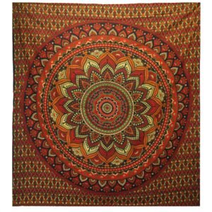 Colcha Mandala Clásico Verde (200x230cm) - Tapiz y Cubresofá - Imagen 1