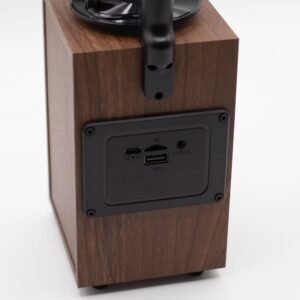 Altavoz Gramófono Retro Extra Alto Bluetooth 8W Madera - Imagen 3