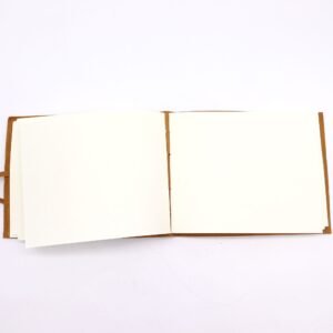 Cuaderno de Viaje de Cuero Artesanal (18x23 cm) – Diseño Árbol de la Vida - Imagen 3