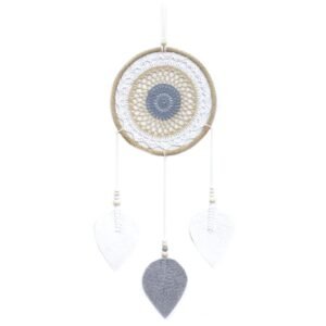 Atrapasueños de Algas Marinas y Hojas de Macramé 65cm - Imagen 4