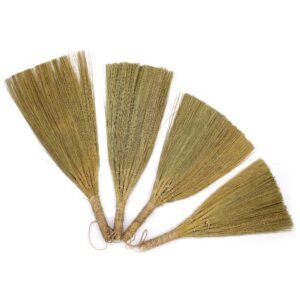 Set de 4 Escobas de Pampas en Abanico - Tamaños Mixtos - Imagen 3